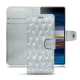 Funda de piel Sony Xperia 10 - Platinium - Couture