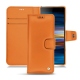Housse cuir Sony Xperia 10 Plus - Orange ( Nappa - Pantone 1495U ) 