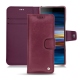 Funda de piel Sony Xperia 10 Plus - Prune vintage ( Pantone 512C ) 