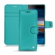 Sony Xperia 10 Plus leather case - Bleu fluo