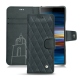 가죽 커버 Sony Xperia 10 Plus - Blu marino - Couture