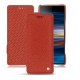 Sony Xperia 10 leather case - Papaye ( Pantone 180C ) 