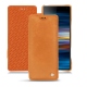 Lederschutzhülle Sony Xperia 10 - Mandarine vintage ( Pantone 165C ) 