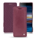 Funda de piel Sony Xperia 10 - Prune vintage ( Pantone 512C ) 
