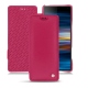 Housse cuir Sony Xperia 10 - Rose fluo