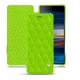 가죽 커버 Sony Xperia 10 - Vert fluo - Couture