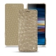 Funda de piel Sony Xperia 10 - Autruche desert