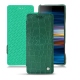 Custodia in pelle Sony Xperia 10 - Crocodile pino