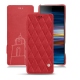 Funda de piel Sony Xperia 10 - Rouge troupelenc - Couture