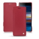 Sony Xperia 10 leather case - Rouge passion