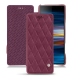 가죽 커버 Sony Xperia 10 Plus - Prune vintage - Couture