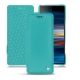 Housse cuir Sony Xperia 10 Plus - Bleu fluo