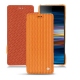Housse cuir Sony Xperia 10 Plus - Abaca arancio