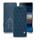 Sony Xperia 10 Plus leather case - Blu mediterran - Couture