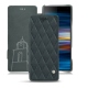 Housse cuir Sony Xperia 10 Plus - Blu marino - Couture