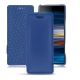 Sony Xperia 10 Plus leather case - Bleu Océan PU
