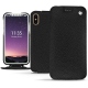 Custodia in pelle Apple iPhone Xs - Ebène ( Sleek P C12 - Black ) 