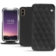 Capa em pele Apple iPhone Xs - Noir - Couture ( Nappa - Black ) 