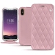 Capa em pele Apple iPhone Xs - Rose - Couture ( Nappa - Pantone 2365C ) 