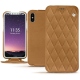 Funda de piel Apple iPhone Xs - Castan esparciate - Couture