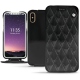 가죽 커버 Apple iPhone Xs - Onyx - Couture