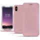 Capa em pele Apple iPhone Xs - Rose PU