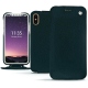 Apple iPhone Xs leather case - Vert séduisant