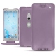 Sony Xperia XZ2 leather case - Lilas ( Nappa - Pantone 2645U ) 