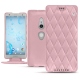 Capa em pele Sony Xperia XZ2 - Rose - Couture ( Nappa - Pantone 2365C ) 