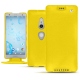 Custodia in pelle Sony Xperia XZ2 - Jaune fluo