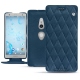 Housse cuir Sony Xperia XZ2 - Blu mediterran - Couture