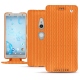 Capa em pele Sony Xperia XZ2 - Abaca arancio