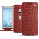 Housse cuir Sony Xperia XZ2 - Autruche ciliegia