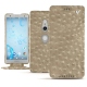 Housse cuir Sony Xperia XZ2 - Autruche desert