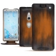 Housse cuir Sony Xperia XZ2 - Marron Patine