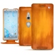 Custodia in pelle Sony Xperia XZ2 - Orange Patine