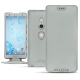 Capa em pele Sony Xperia XZ2 - Gris PU