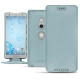 가죽 커버 Sony Xperia XZ2 - Bleu Ciel PU