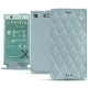 Capa em pele Sony Xperia XZ1 Compact - Bleu ciel - Couture ( Nappa - Pantone 277C ) 