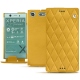 レザーケース Sony Xperia XZ1 Compact - Jaune soulèu - Couture