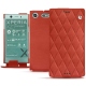 Capa em pele Sony Xperia XZ1 Compact - Arange clouquié - Couture
