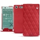 Custodia in pelle Sony Xperia XZ1 Compact - Rouge troupelenc - Couture