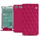 Sony Xperia XZ1 Compact leather case - Rose fluo - Couture