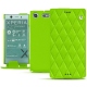 Capa em pele Sony Xperia XZ1 Compact - Vert fluo - Couture