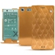 Custodia in pelle Sony Xperia XZ1 Compact - Or Maïa - Couture