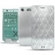 Funda de piel Sony Xperia XZ1 Compact - Platinium - Couture