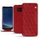 Funda de piel Samsung Galaxy S8 - Rouge - Couture ( Nappa - Pantone 199C ) 