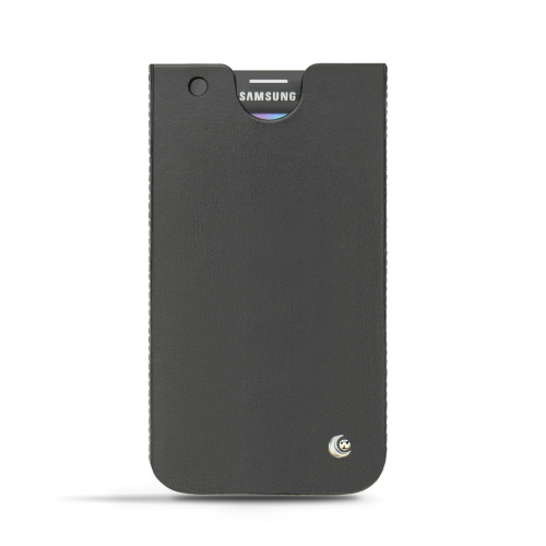 Custodia in pelle Samsung SM-G900 Galaxy S5 - Noir ( Nappa - Black ) 