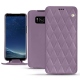 Lederschutzhülle Samsung Galaxy S8+ - Lilas - Couture ( Nappa - Pantone 2645U ) 