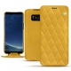 Custodia in pelle Samsung Galaxy S8+ - Jaune soulèu - Couture